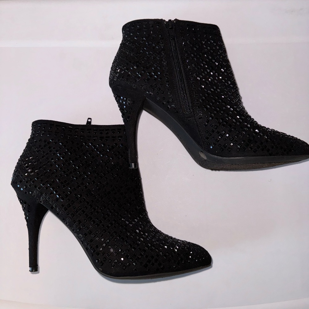 Gianni Bini Nicky002 Black Booties Size 8